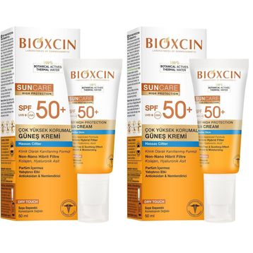 Bioxcin Sun Care Hassas Ciltler SPF50 2x50 ml Çok Yüksek Korumalı Güneş Kremi