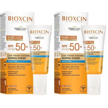 Bioxcin Sun Care Hassas Ciltler SPF50 2x50 ml Çok Yüksek Korumalı Güneş Kremi