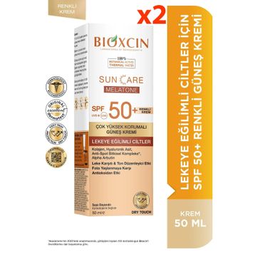 Bioxcin Sun Care Lekeye Eğilimli Ciltler SPF50 2x50 ml Güneş Kremi