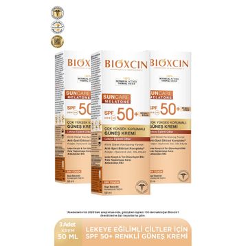 Bioxcin Sun Care Lekeye Eğilimli Ciltler SPF50 3x50 ml Güneş Kremi