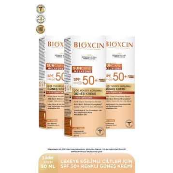 Bioxcin Sun Care Lekeye Eğilimli Ciltler SPF50 3x50 ml Güneş Kremi