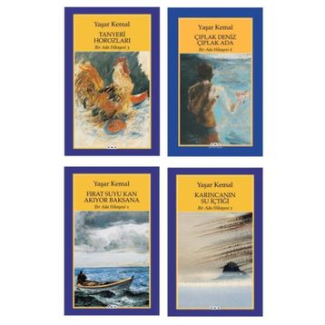 Bir Ada Hikayesi 1-2-3-4 Kitap Seti - Yaşar Kemal