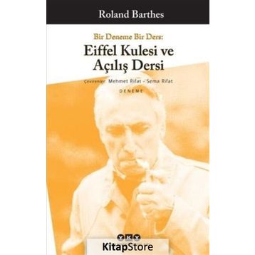 Bir Deneme Bir Ders Eiffel Kulesi ve Dersi - Roland Barthes