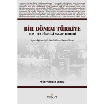 Bir Dönem Türkiye - Abdurrahman Yılmaz