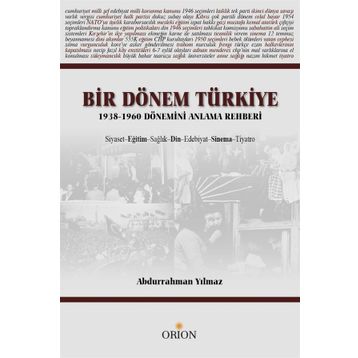 Bir Dönem Türkiye - Abdurrahman Yılmaz