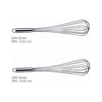 Biradlı 25 cm Çelik Çırpıcı