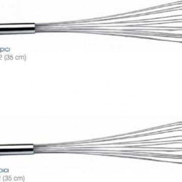 Biradlı 35 cm Çelik Çırpıcı