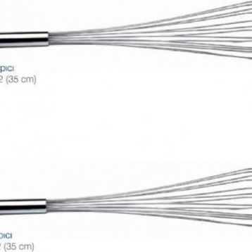 Biradlı 35 cm Çelik Çırpıcı