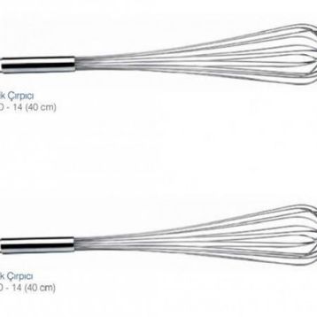 Biradlı 40 cm Çelik Çırpıcı