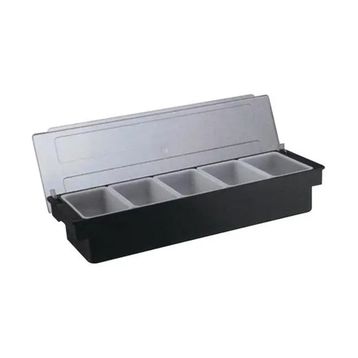Biradlı BRD-H10311 50x16x9 cm 5'li Polikarbon Kapaklı Bar Konteyner