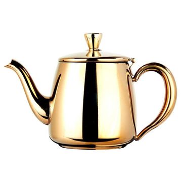 Biradlı GRV-254 550 mm Altın Çelik Kahve ve Çay Potu