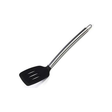 Biradlı Kırmızı 25 cm Silikon Yanmaz Spatula