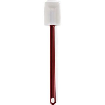 Biradlı Kırmızı 38 cm Silikon Yanmaz Spatula