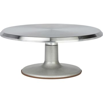 Biradlı Metal 30 cm Dönerli Pasta Sıvama Standı