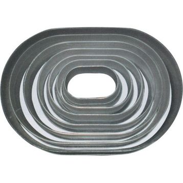 Biradlı Polikarbon Oval Düz Valovan Kalıbı