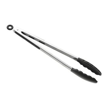 Biradlı Silikon Uçlu 33 cm Servis Maşası