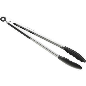 Biradlı Silikon Uçlu 33 cm Servis Maşası