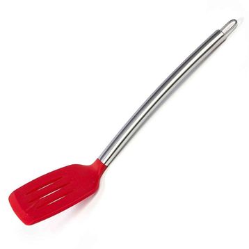 Biradlı Siyah Kırmızı 35 cm Silikon Spatula