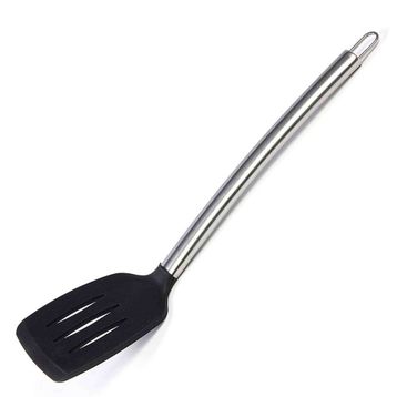 Biradlı Siyah Kırmızı 35 cm Silikon Spatula