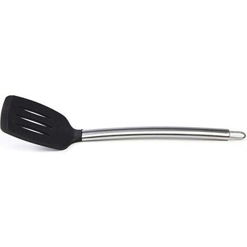 Biradlı Siyah Kırmızı 35 cm Silikon Spatula