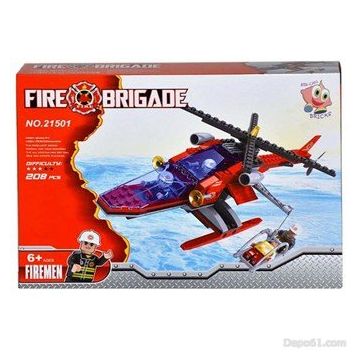 Bircan Bricks 208 Parça İtfaiye Lego