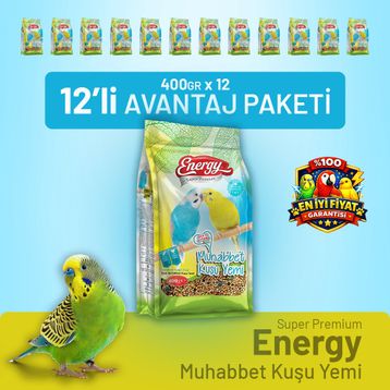 Bird Food Energy 12x400 gr Muhabbet Kuşu Yemi