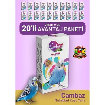 Bird Food Energy Cambaz 20x250 gr Muhabbet Kuşu Yemi