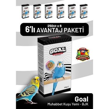 Bird Food Energy Goal Bjk 6x250 gr Muhabbet Kuşu Yemi