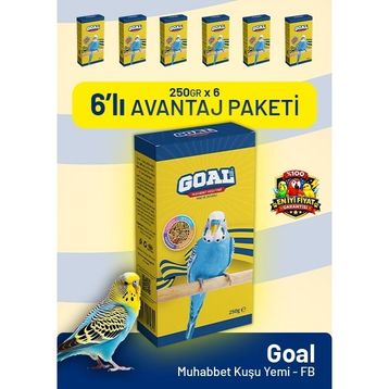 Bird Food Energy Goal Fb 6x250 gr Muhabbet Kuşu Yemi
