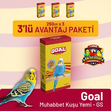 Bird Food Energy Goal Gs 3x250 gr Muhabbet Kuşu Yemi
