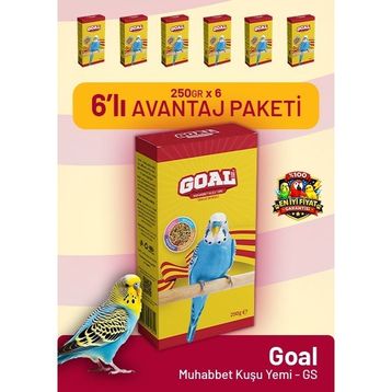 Bird Food Energy Goal Gs 6x250 gr Muhabbet Kuşu Yemi