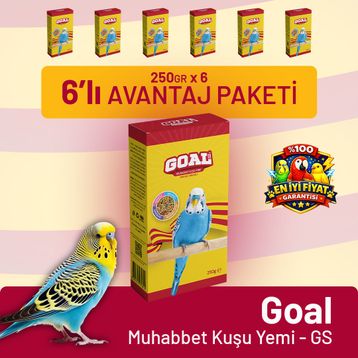 Bird Food Energy Goal Gs 6x250 gr Muhabbet Kuşu Yemi