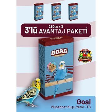 Bird Food Energy Goal Ts 3x250 gr Muhabbet Kuşu Yemi