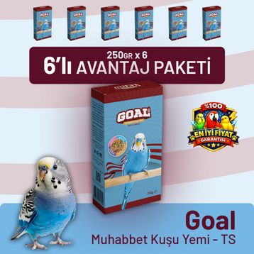Bird Food Energy Goal Ts 6x250 gr Muhabbet Kuşu Yemi