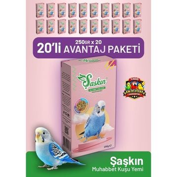 Bird Food Energy Şaşkın 20x250 gr Muhabbet Kuşu Yemi