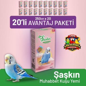 Bird Food Energy Şaşkın 20x250 gr Muhabbet Kuşu Yemi