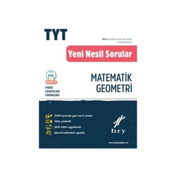 Birey Yayınları TYT Matematik Geometri Yeni Nesil Sorular