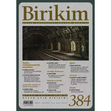 Birikim Aylık Edebiyat Kültür Dergisi Sayı: 384 Nisan 2021