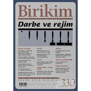 Birikim Aylık Sosyalist Kültür Dergisi Sayı: 330 Ekim 2016