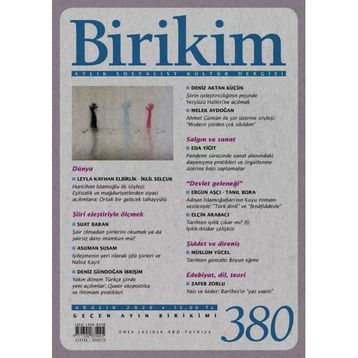Birikim Aylık Sosyalist Kültür Dergisi Sayı: 380 Aralık 2020