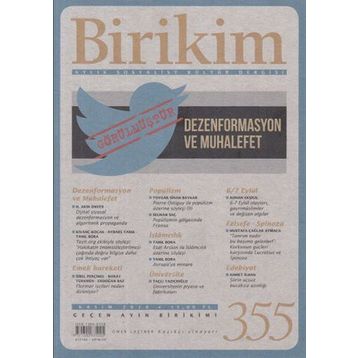 Birikim Dergisi Sayı: 355 - Kolektif