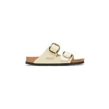 Birkenstock 1026128 Bej Arizona Big Buckle Nl High Shine Kadın Terlik