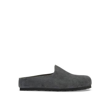 Birkenstock Amsterdam Wrapped 1032509 Charcoal Antrasit Süet Deri Unisex Terlik