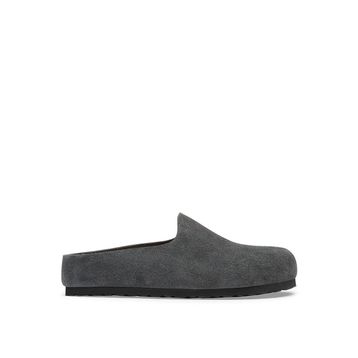 Birkenstock Amsterdam Wrapped 1032509 Charcoal Antrasit Süet Deri Unisex Terlik