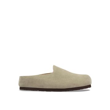 Birkenstock Amsterdam Wrapped 1032550 Taupe Vizon Süet Deri Unisex Terlik