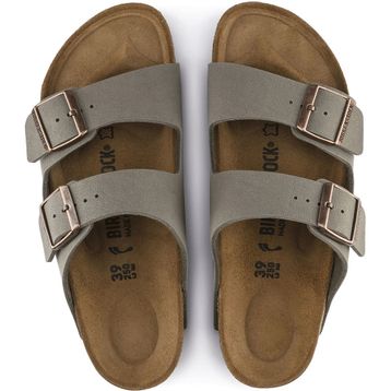 Birkenstock Arizona 151213-20316 Birko Flor Nubuk Gri Unisex Terlik