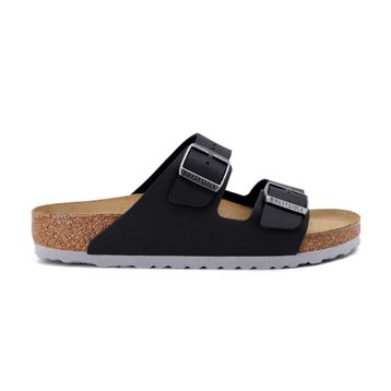 Birkenstock Arizona BF 1032018 Black Light Gray Siyah Açık Gri Unisex Terlik