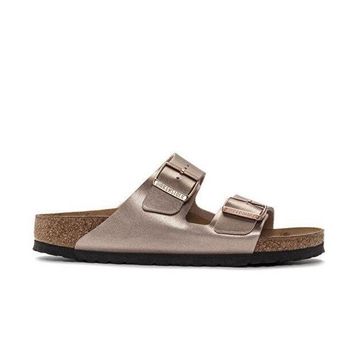 Birkenstock Arizona BF Metallic 1023960 Copper Bakır Birko-Flor Kadın Çift Bantlı Terlik