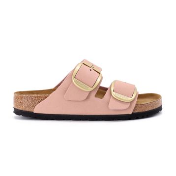 Birkenstock Arizona Big Buckle 1026559 Soft Pink Açık Pembe Nubuk Deri Kadın Terlik