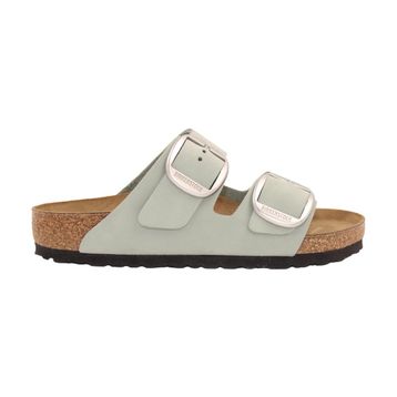 Birkenstock Arizona Big Buckle 1029291 Pure Sage Adaçayı Yeşili Nubuk Deri Kadın Çift Bantlı Terlik